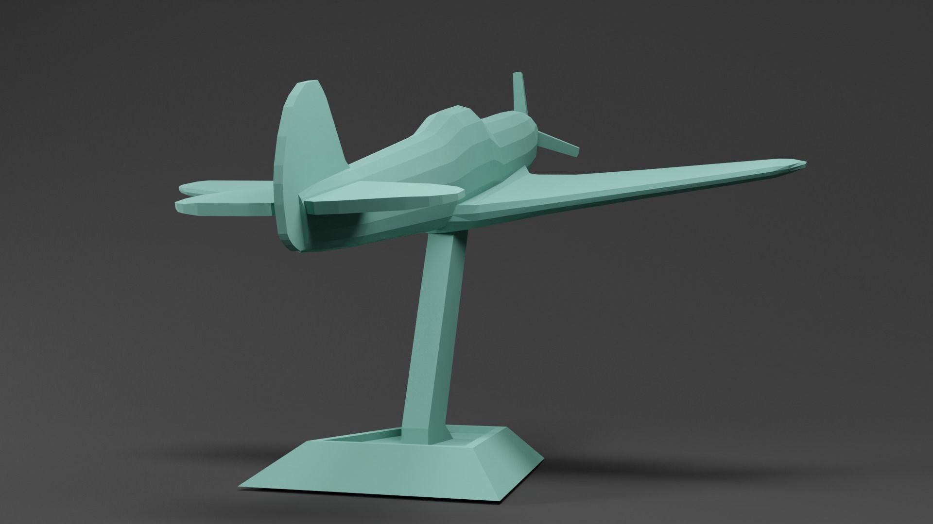 Yak-3 plane 3D print model_1