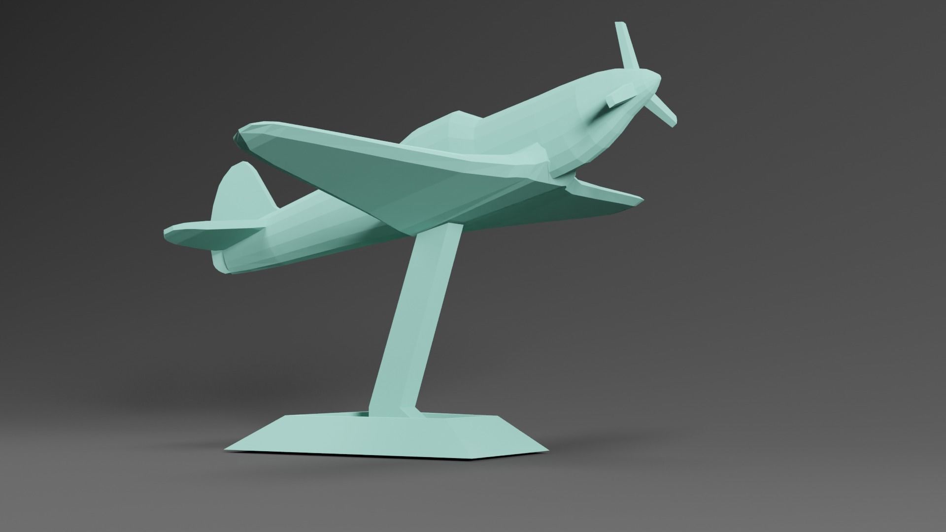 Yak-3 plane 3D print model_3