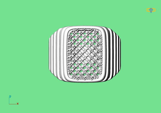 Gents Ring - STL READY FILES 3D print model_2