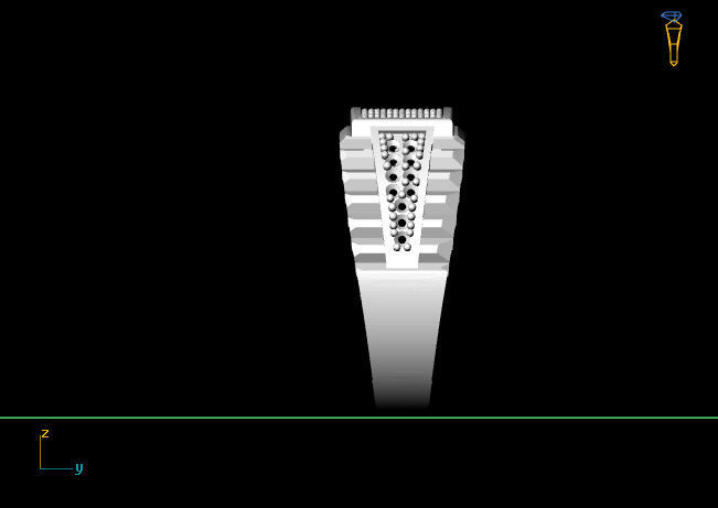 Gents Ring - STL READY FILES 3D print model_4