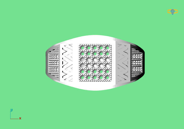 Gents Ring - STL READY FILES 3D print model_2