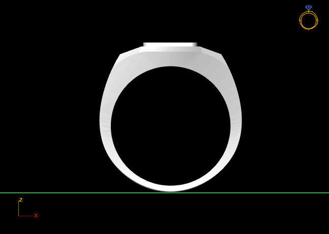 Gents Ring - STL READY FILES 3D print model_3