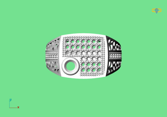 Gents Ring - STL READY FILES 3D print model_2