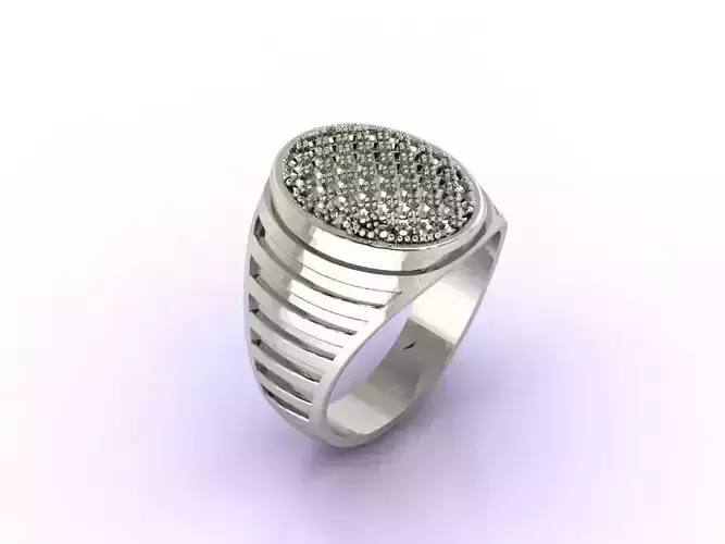 Gents Ring  - STL READY FILES 
