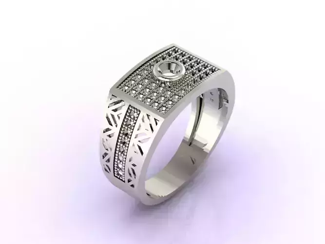 Gents Ring  - STL READY FILES 