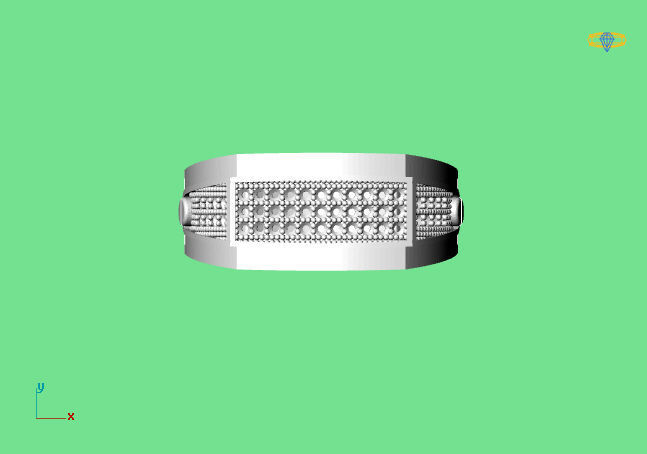 Gents Ring - STL READY FILES 3D print model_2