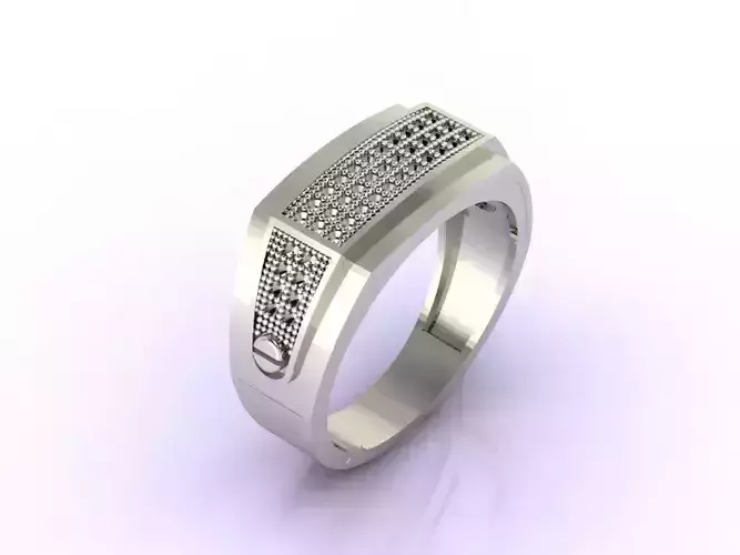 Gents Ring  - STL READY FILES 
