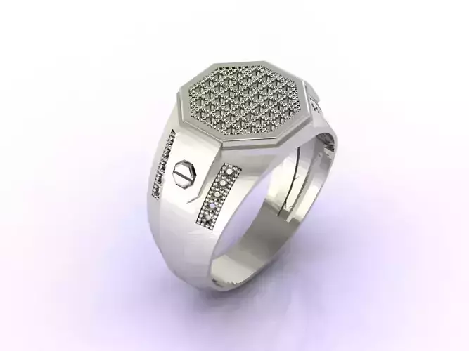 Gents Ring  - STL READY FILES 