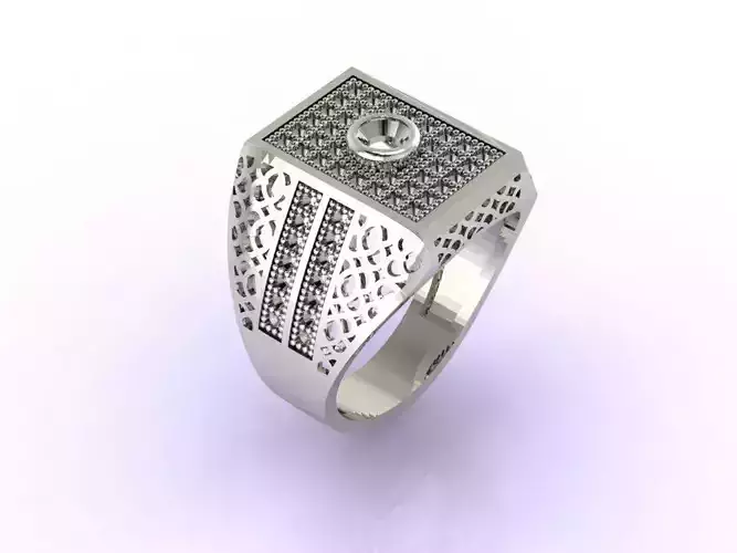 Gents Ring  - STL READY FILES 
