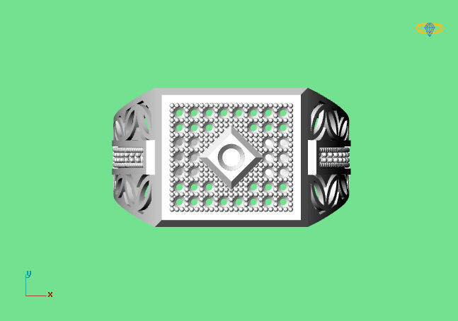 Gents Ring - STL READY FILES 3D print model_2