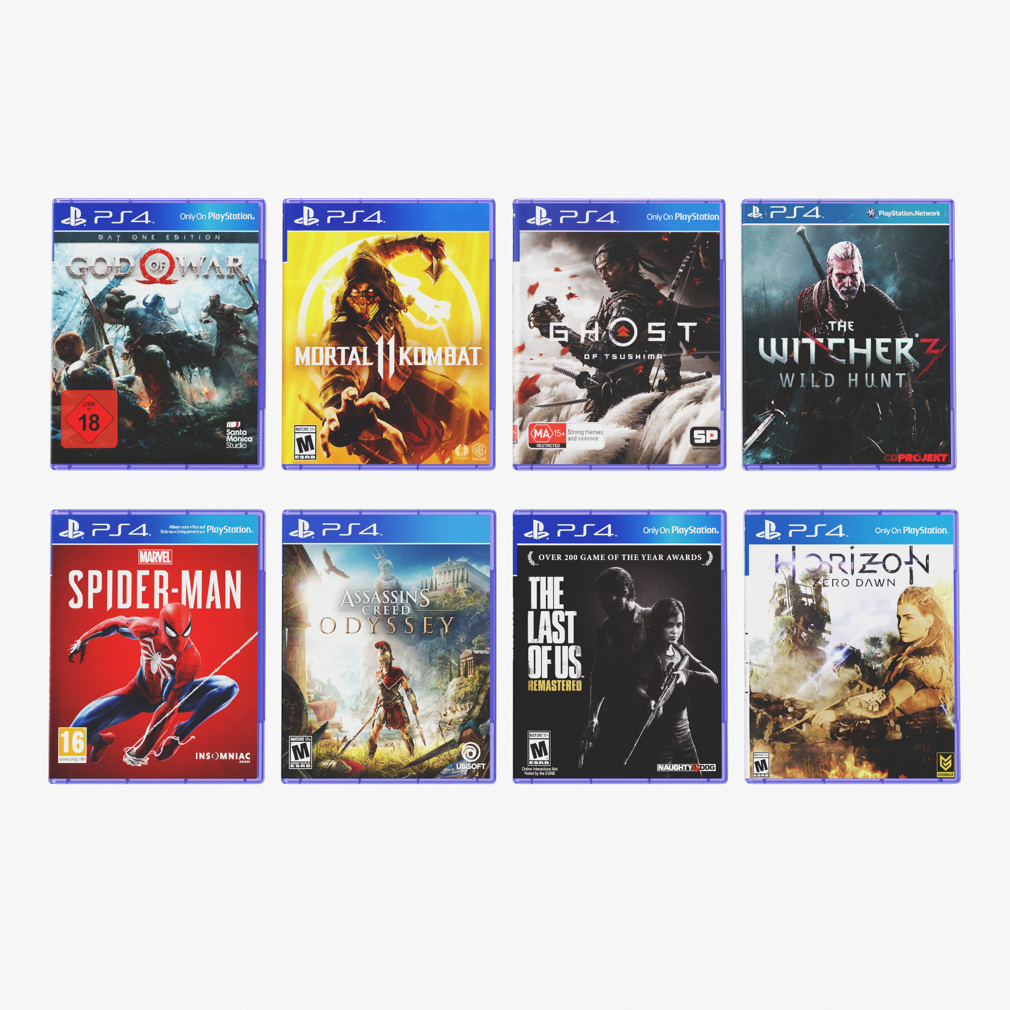 DVD Case disks for PS4 3D model_2