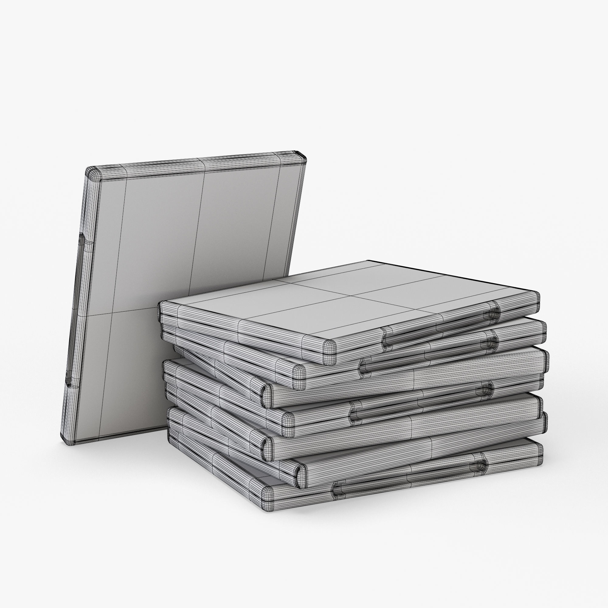 DVD Case disks for PS4 3D model_7