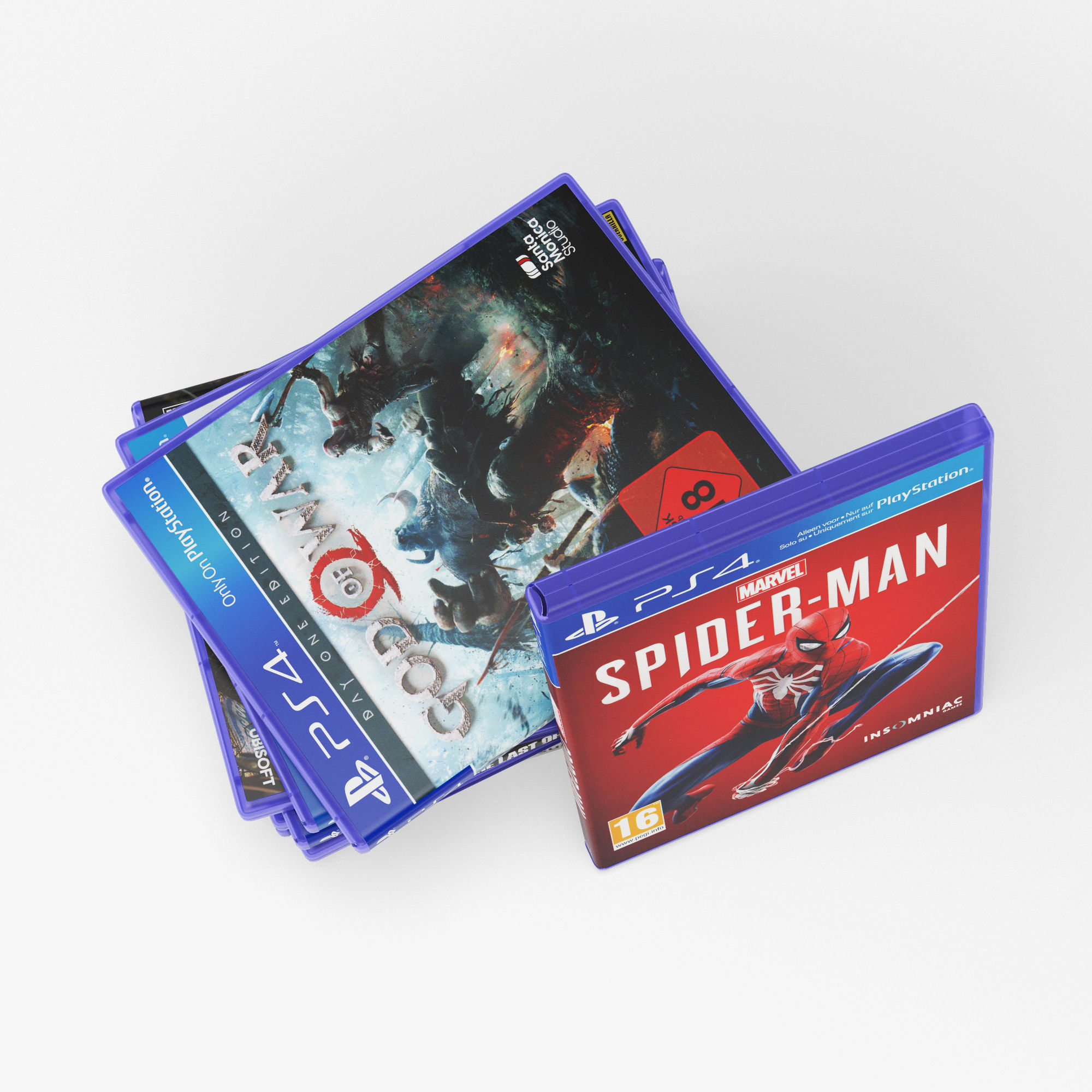 DVD Case disks for PS4 3D model_1