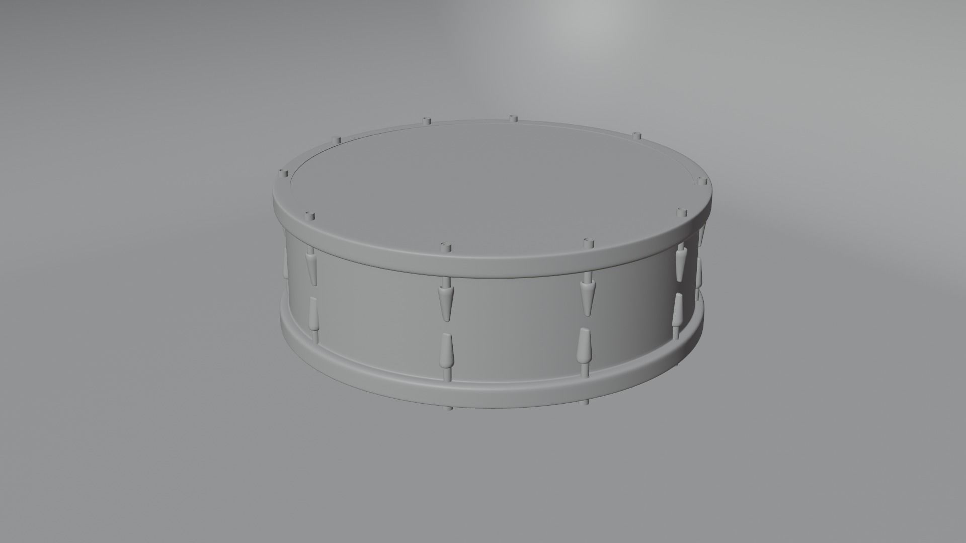 Snare drums Free low-poly 3D model_4