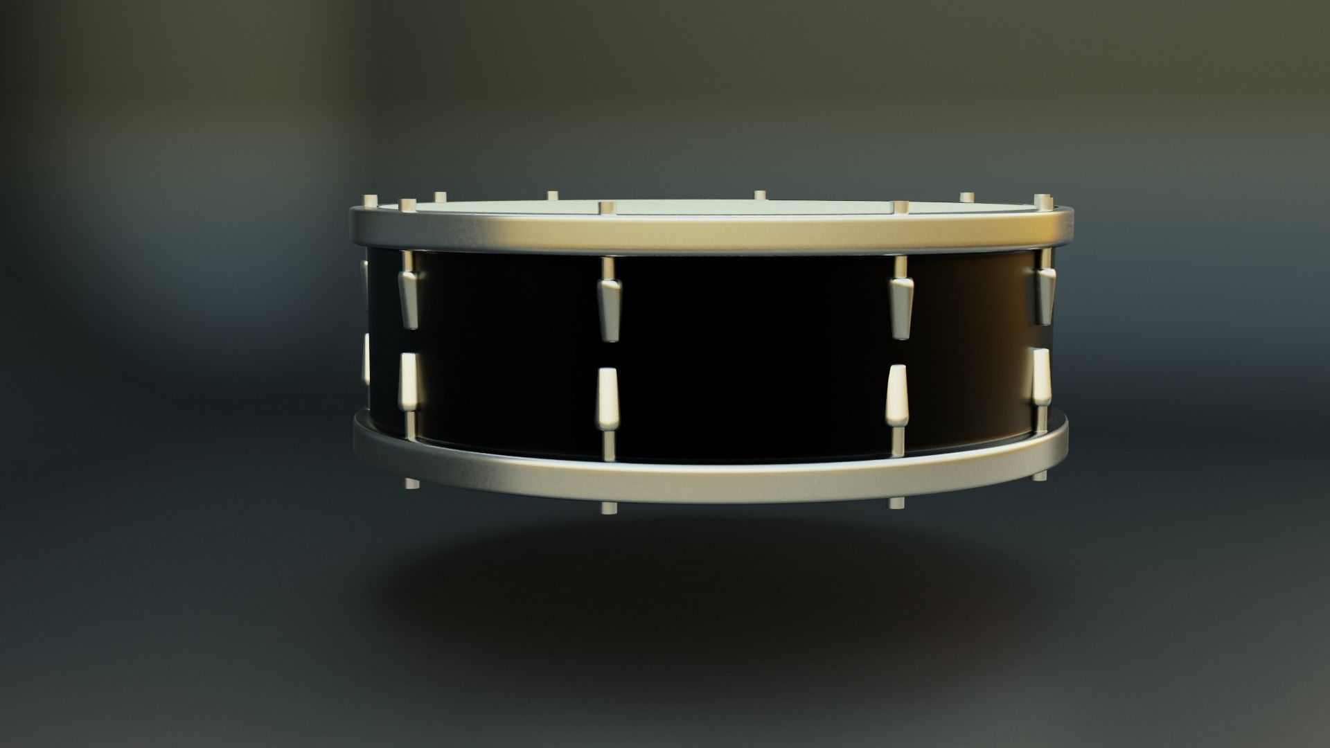 Snare drums Free low-poly 3D model_1