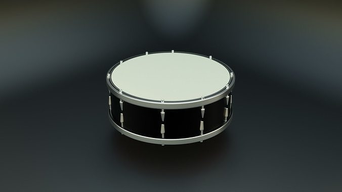 Snare drums Free low-poly 3D model