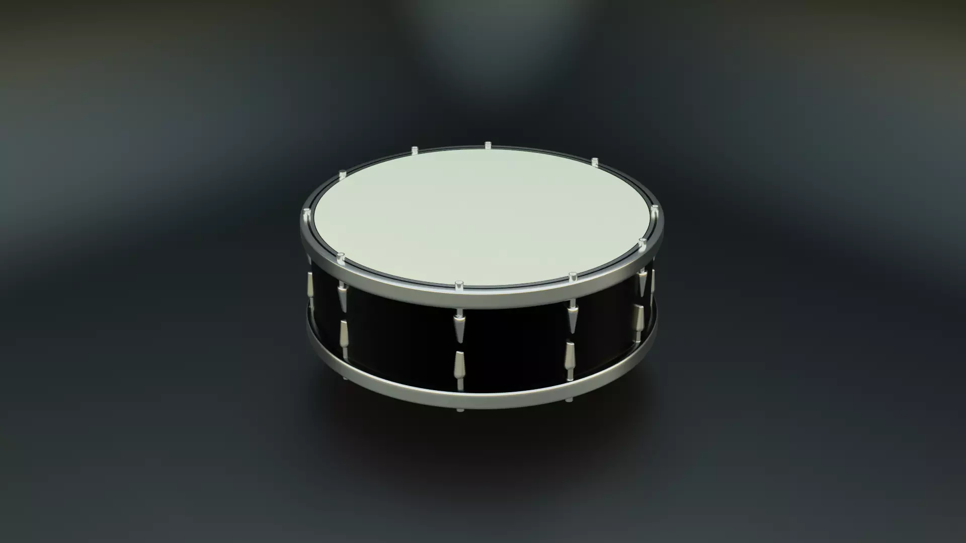 Snare drums Free low-poly 3D model_0