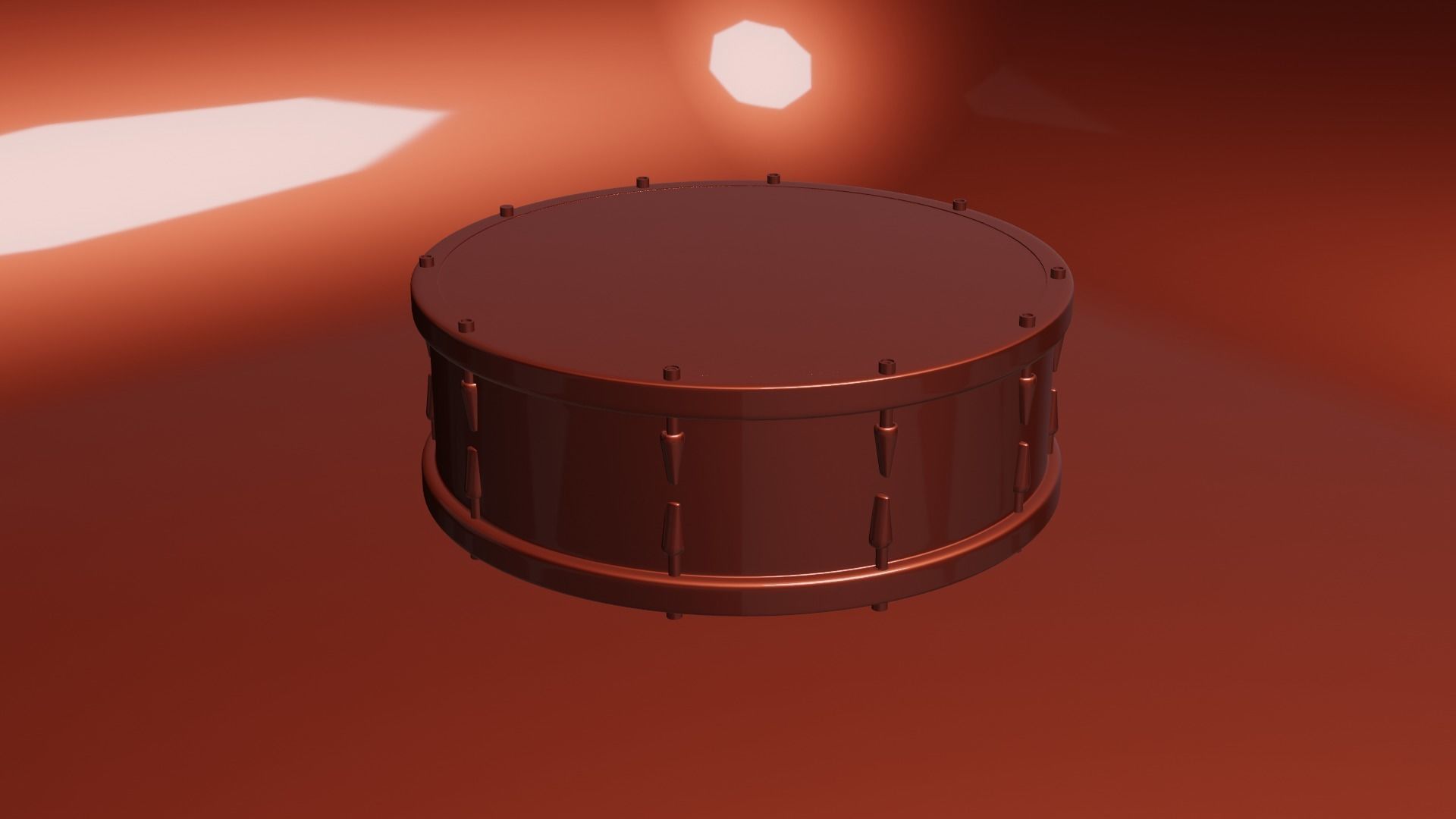 Snare drums Free low-poly 3D model_3