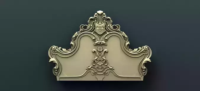Classic Carved Bed  11