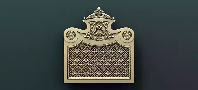 Classic Carved Bed  10