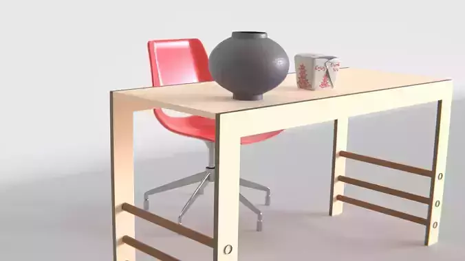 Stylish Contemporary Office Table and Chair