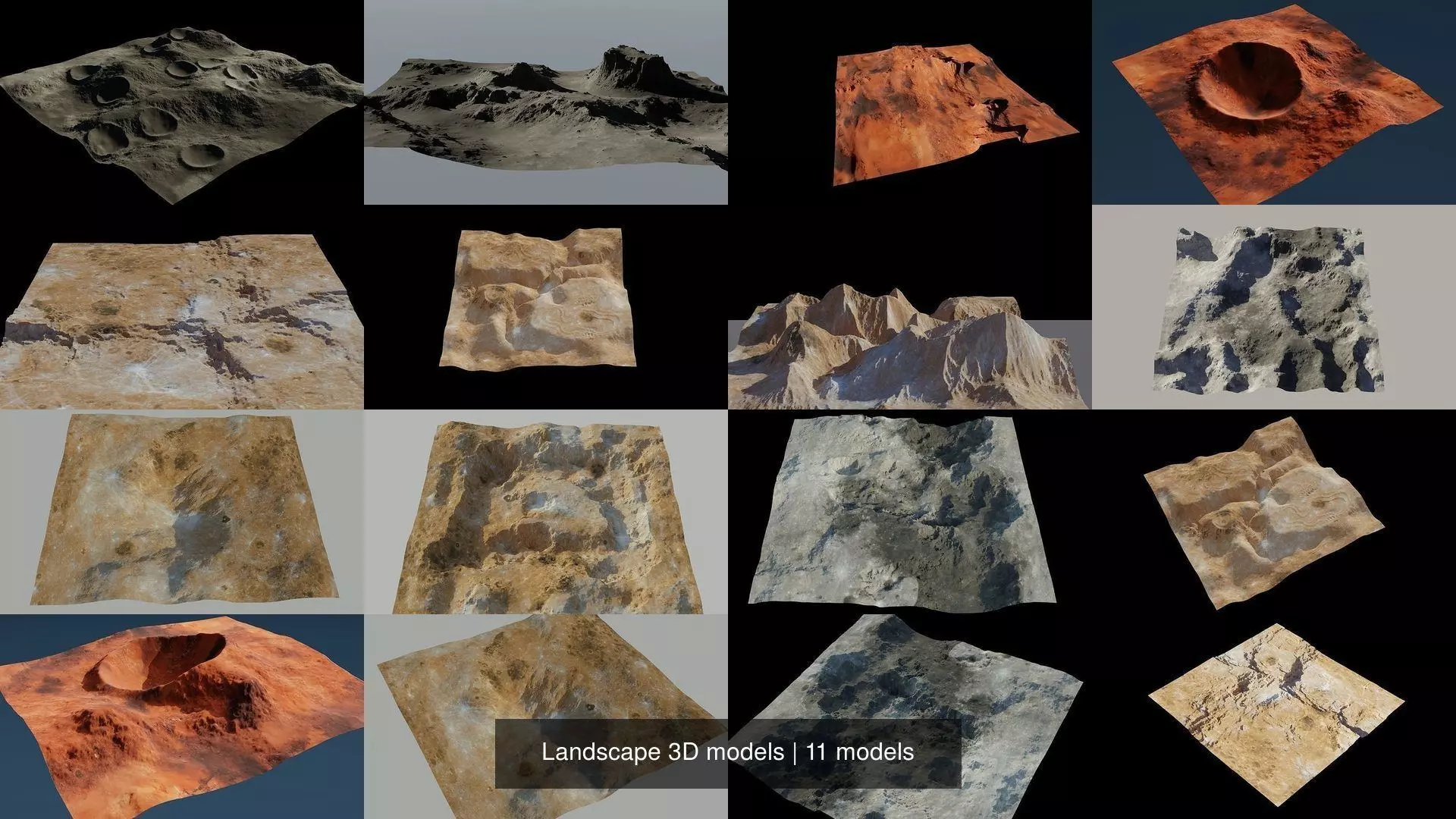 Landscape 3D models 3D Model Collection_0