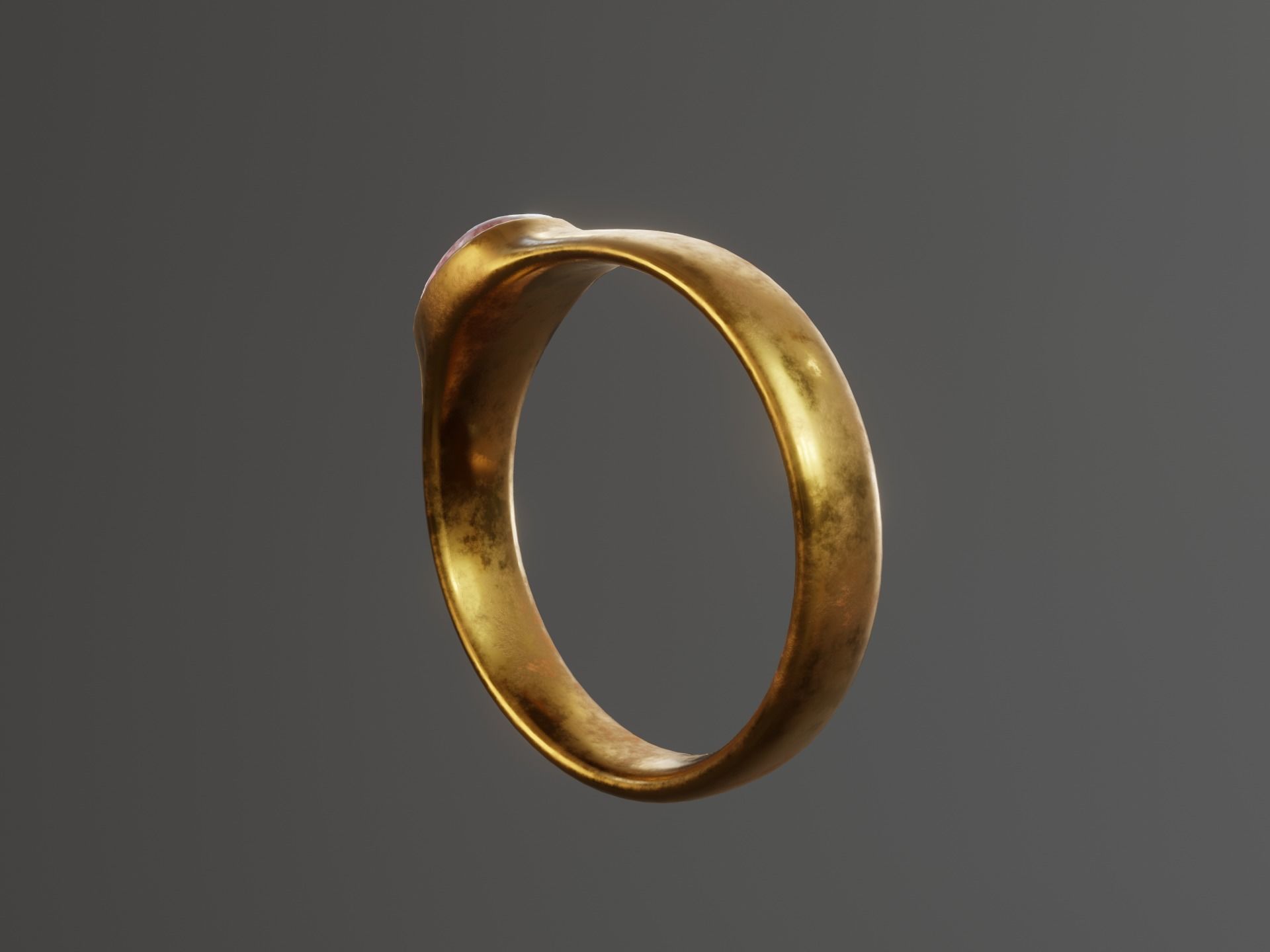 Old Ring Low-poly 3D model_18