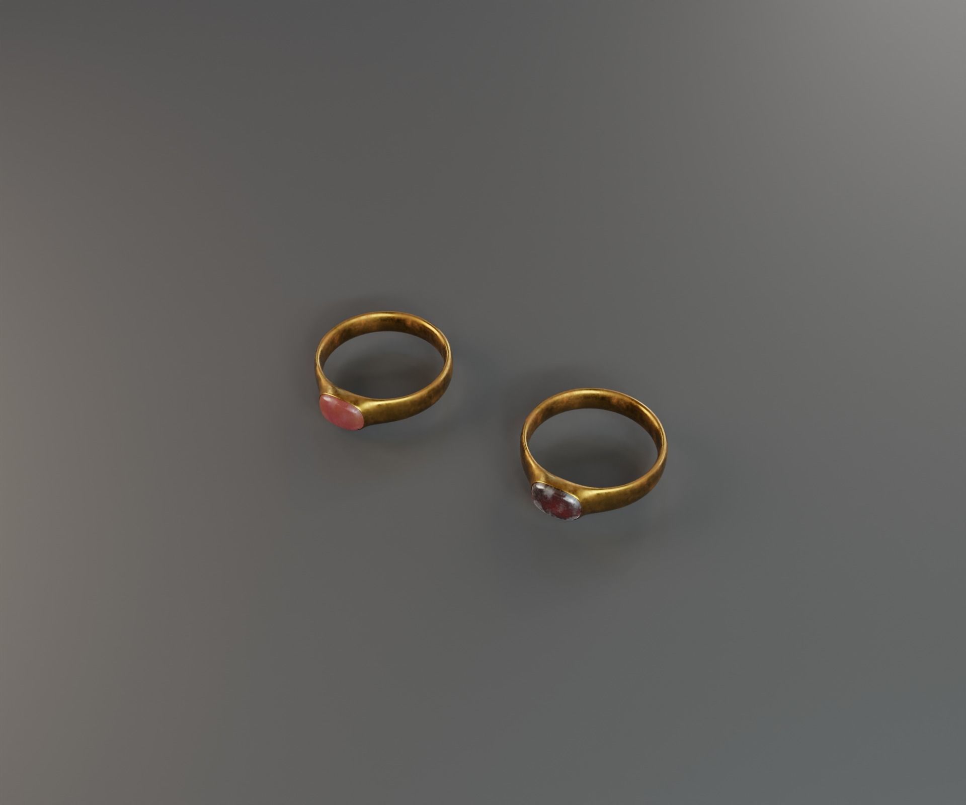 Old Ring Low-poly 3D model_8