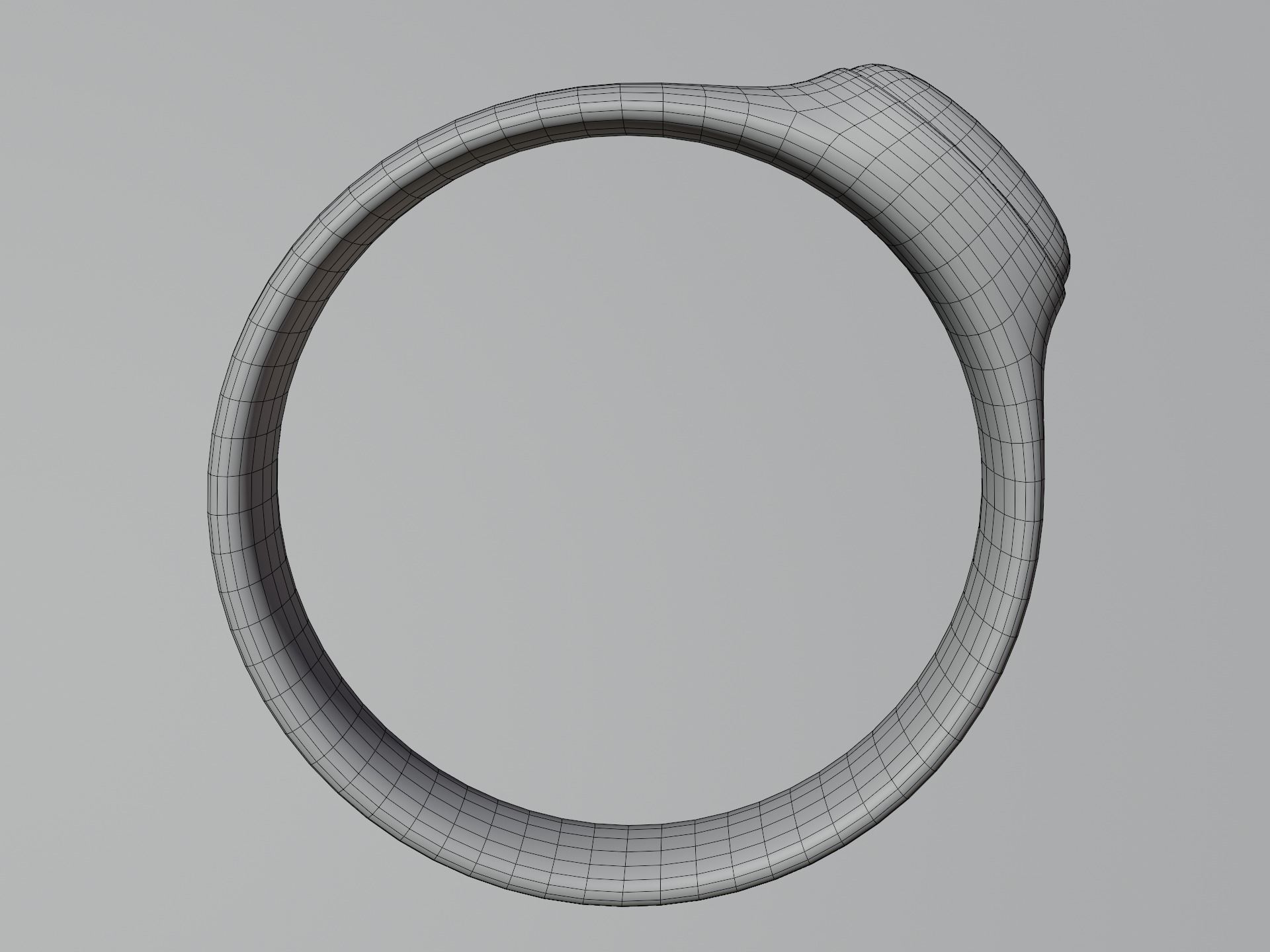 Old Ring Low-poly 3D model_21