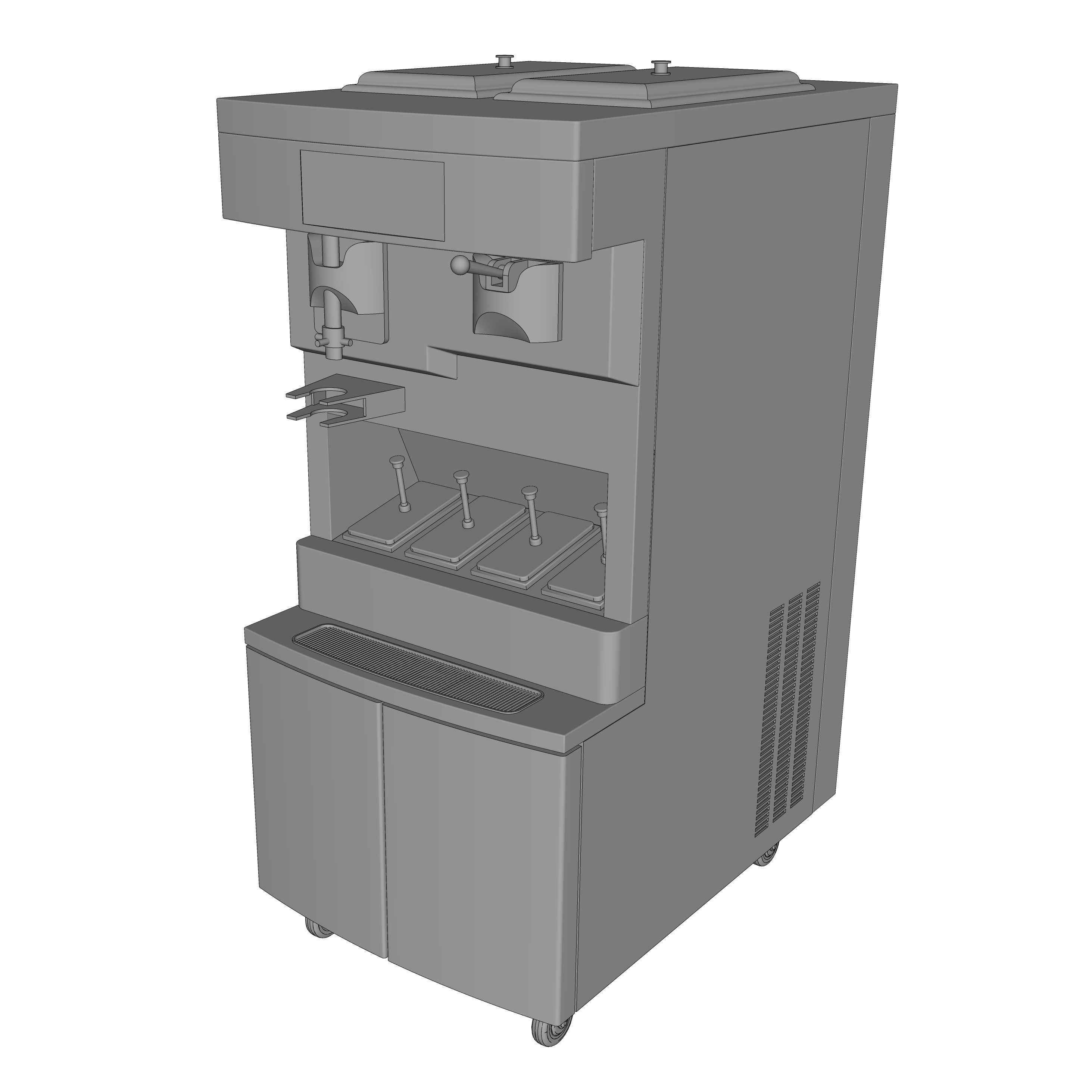 Taylor Ice Cream Maker Combo - Model C606 TAYLOR 3D model_1