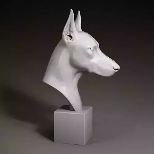 Dog bust 01
