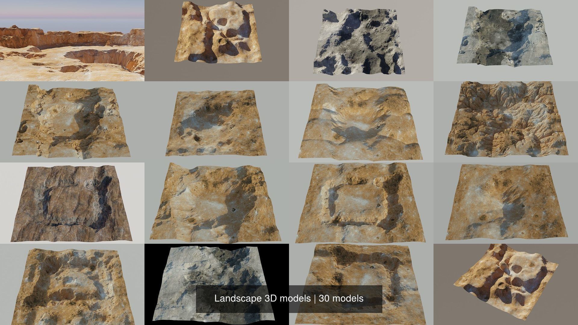 Landscape 3D models 3D Model Collection_2