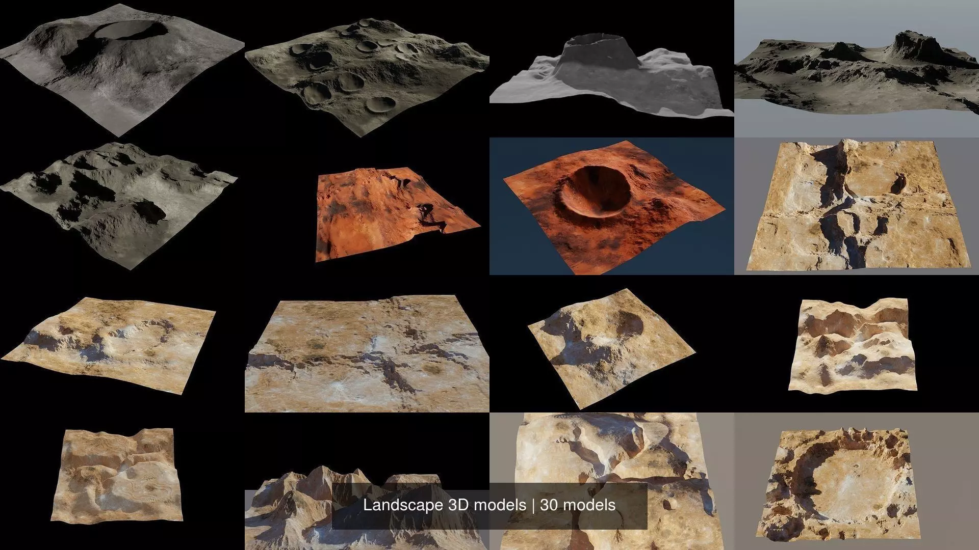 Landscape 3D models 3D Model Collection_0