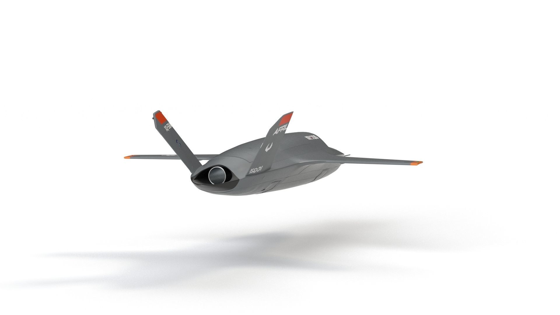 XQ-58 Valkyrie Military Drone 3D model_27