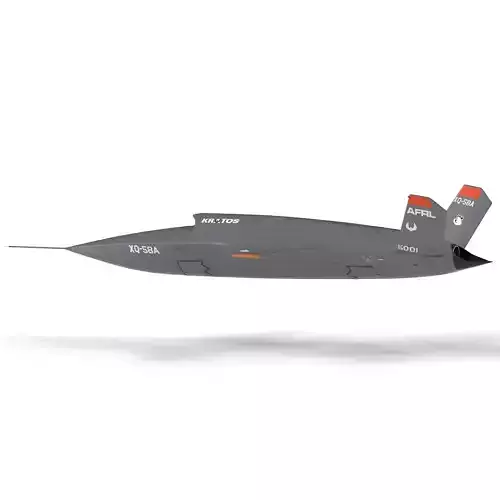 XQ-58 Valkyrie Military Drone 3D model