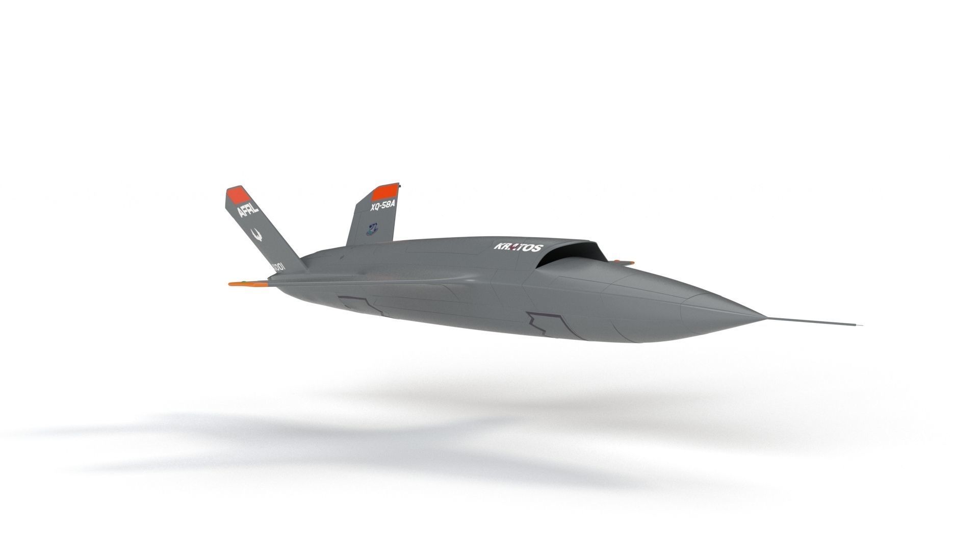 XQ-58 Valkyrie Military Drone 3D model_23