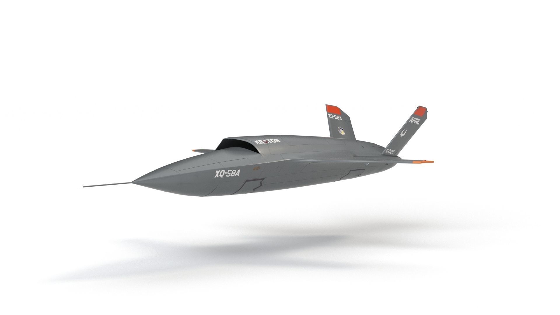 XQ-58 Valkyrie Military Drone 3D model_19