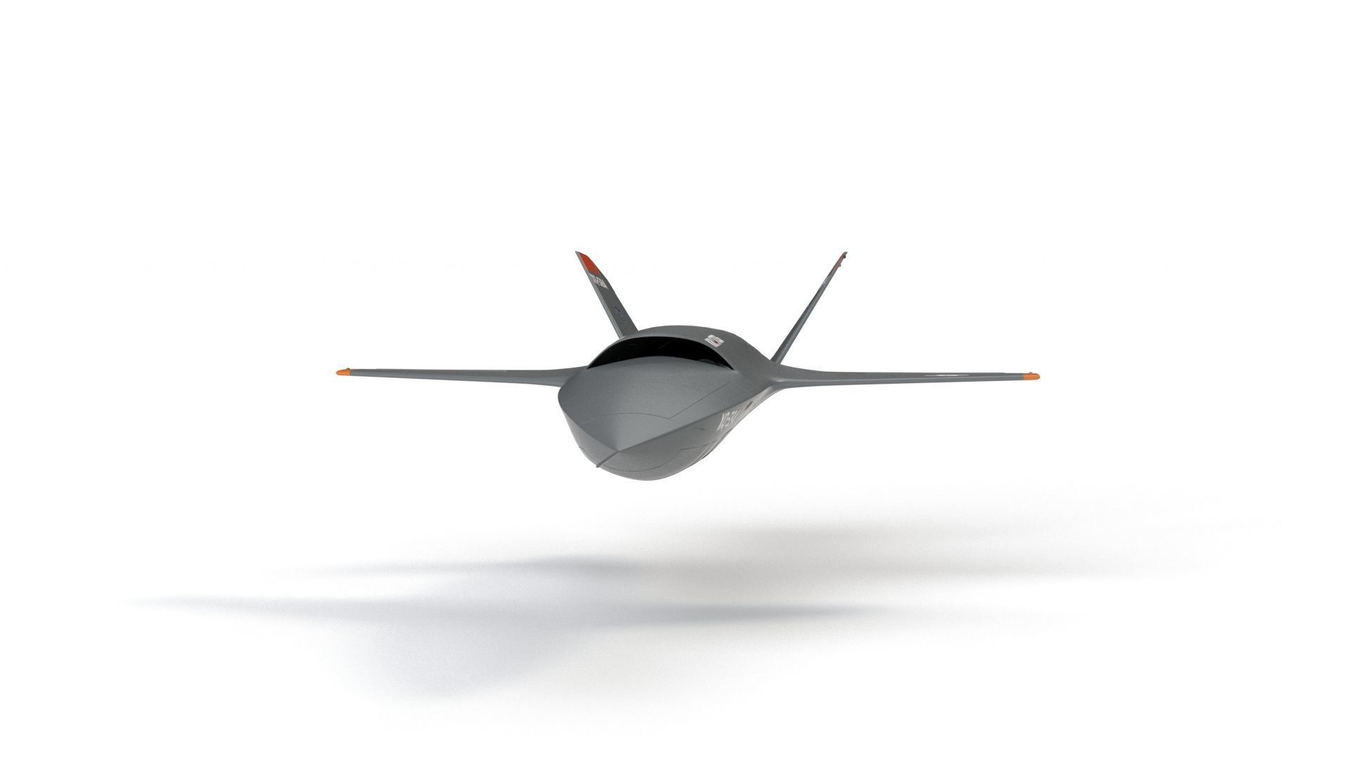 XQ-58 Valkyrie Military Drone 3D model_21