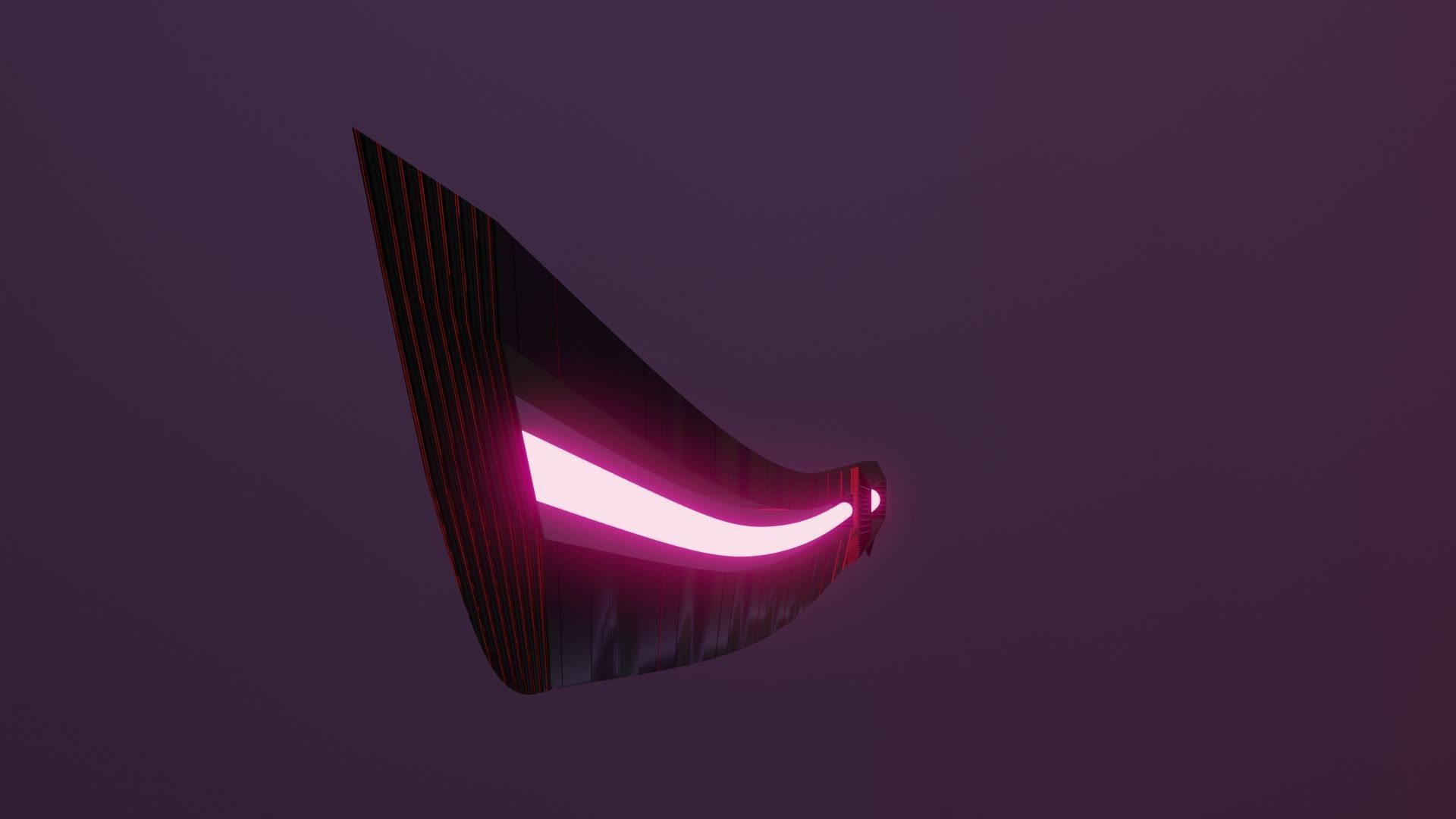 Cyberpunk Sword Low-poly 3D model_3