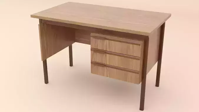 wooden desk