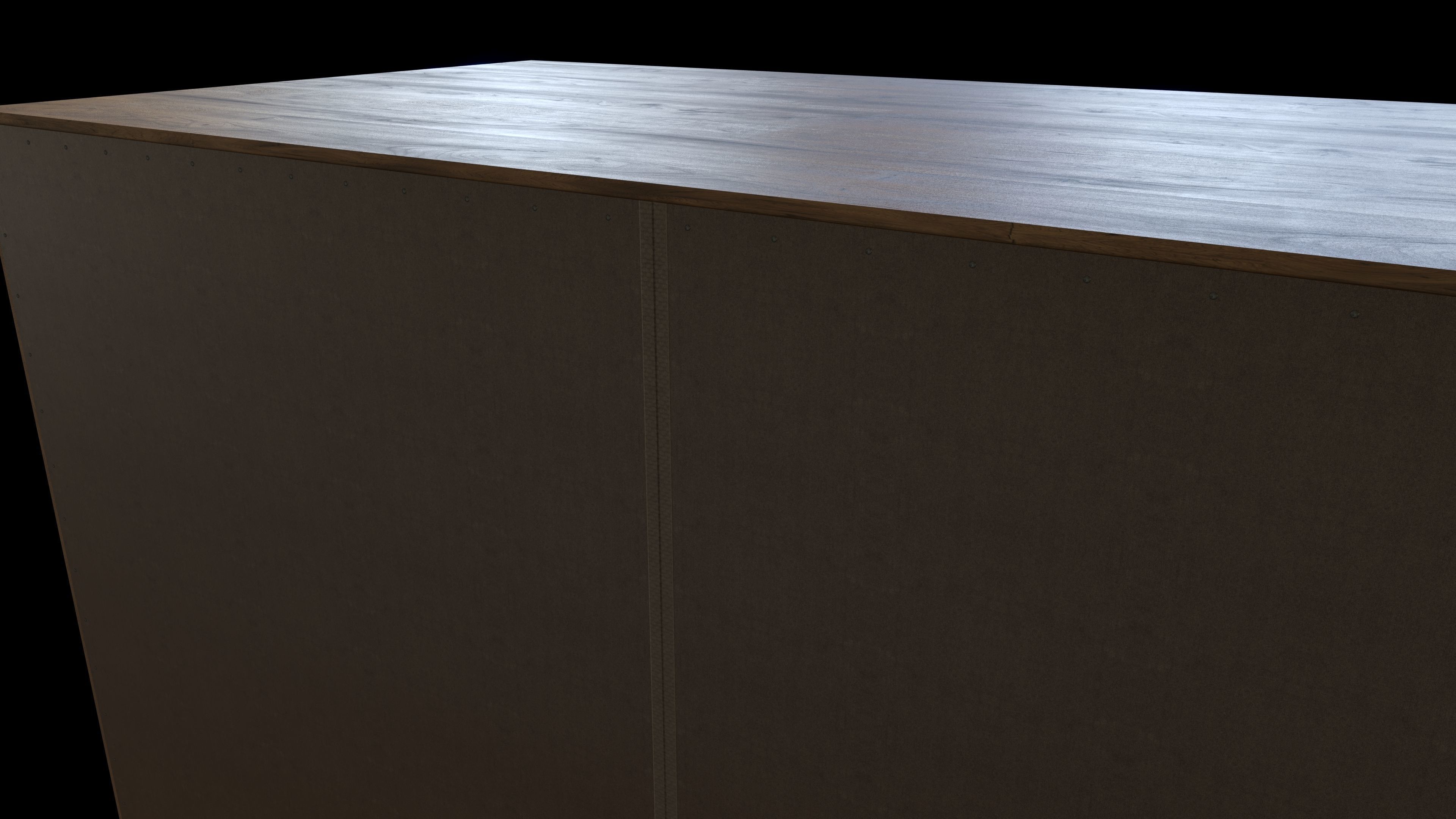 Simple Cabinet 3D model_3