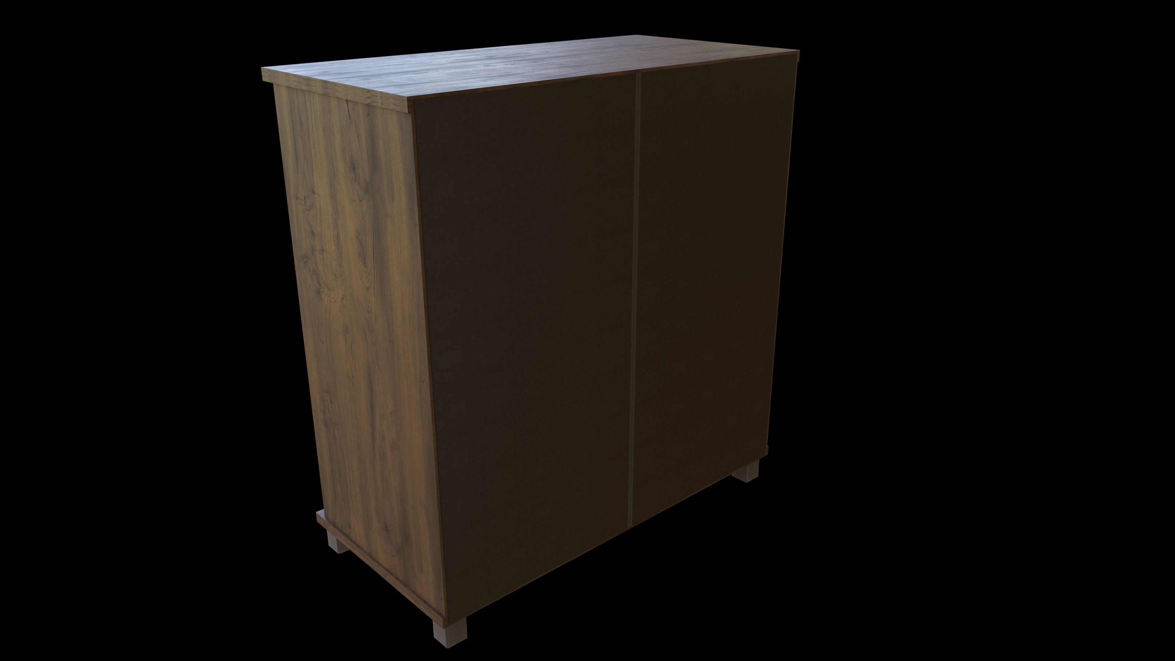 Simple Cabinet 3D model_2