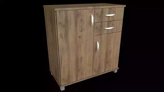 Simple Cabinet 3D model