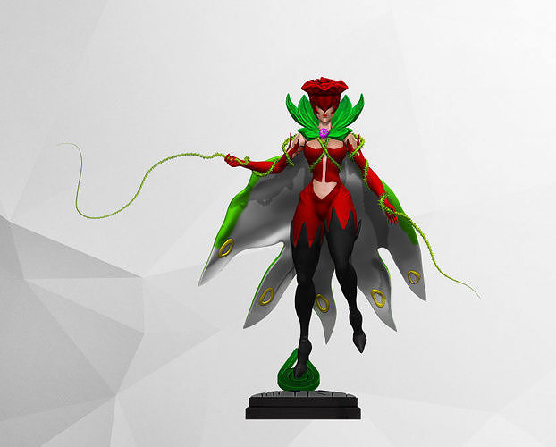 Rosemon Digimon 3D print model