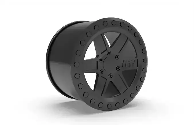 black rhino rim design 3D print model