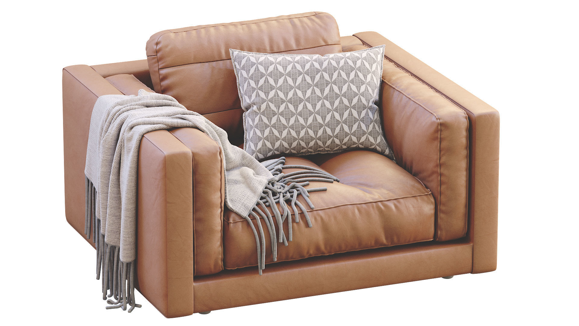 Armchair Flexform LUCIEN 3D model_6