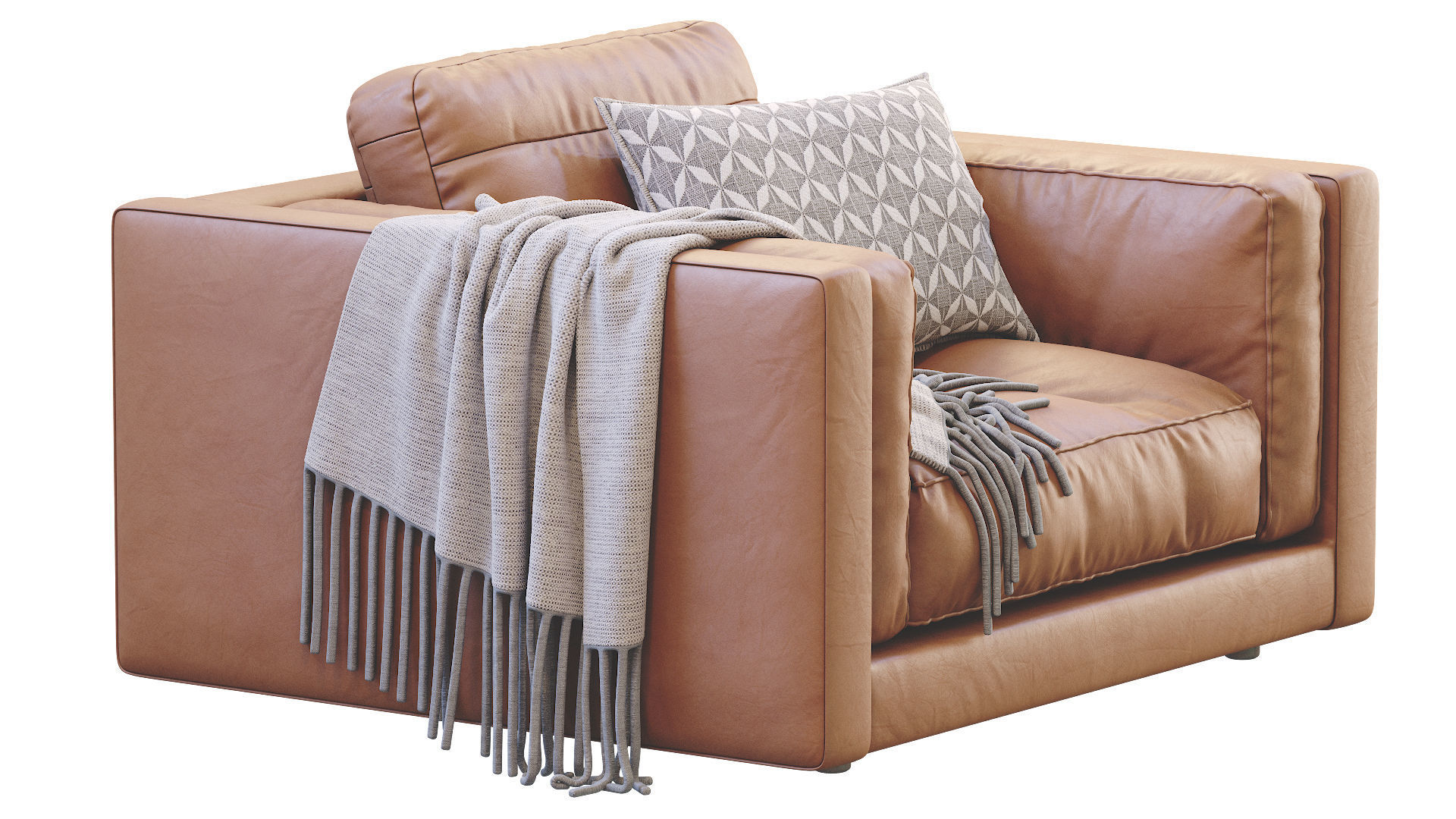 Armchair Flexform LUCIEN 3D model_3