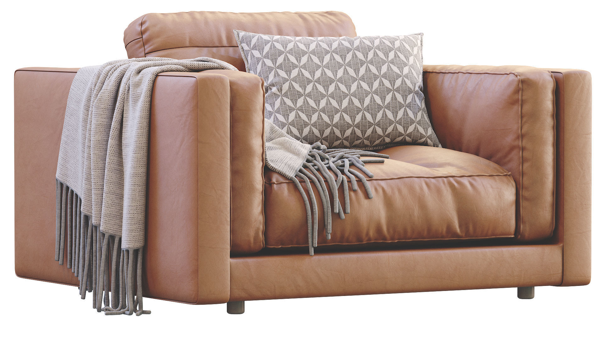 Armchair Flexform LUCIEN 3D model_1