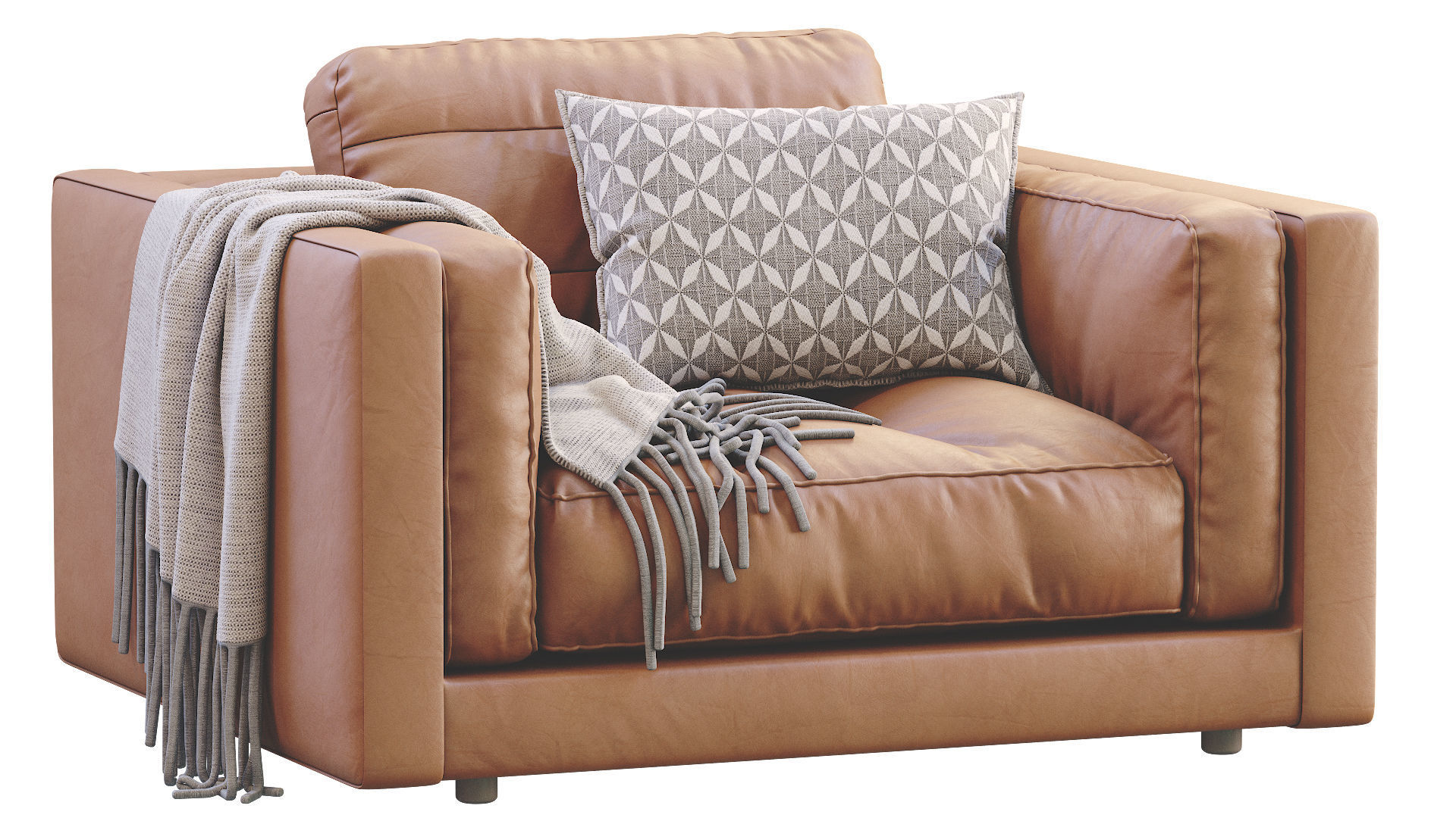 Armchair Flexform LUCIEN 3D model_8