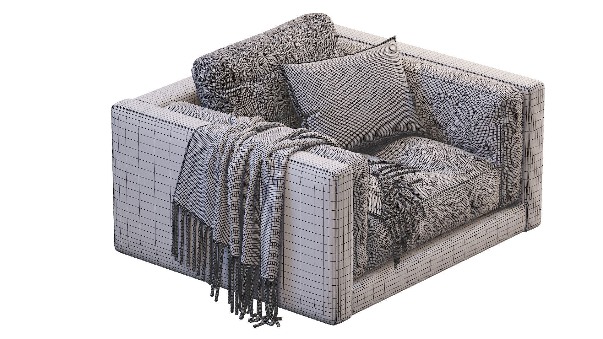 Armchair Flexform LUCIEN 3D model_18